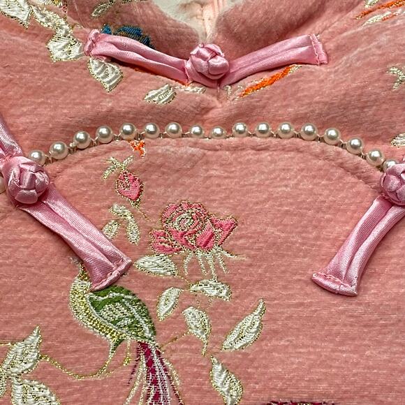 Baby Girls Chinese Dress Coat L Costume New Year Festive Traditional Outerwear - Picture 3 of 10